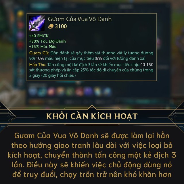 Game thủ Việt vui sướng vì update Gươm Vô Danh tại Tiền Mùa Giải 2021 - Thời của Master Yi tới rồi - Ảnh 1.