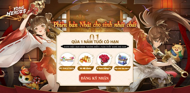 Cộng đồng game thủ háo hức nhận quà tặng sinh nhật 1 tuổi siêu khủng của Yong Heroes - Ảnh 1.