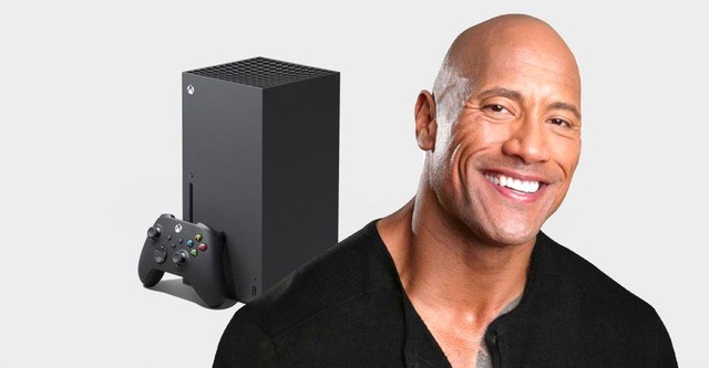 Microsoft cùng The Rock đi phát miễn phí Xbox Series X - Ảnh 1.