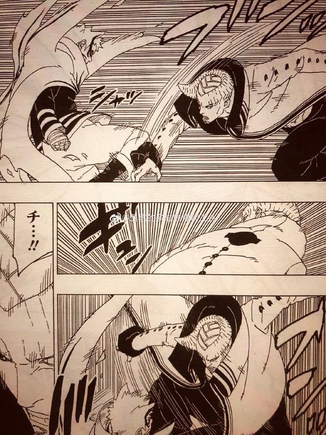 Naruto quyết khô máu với Isshiki, Boruto thức tỉnh con mắt bí ẩn khiến Sasuke kinh ngạc trong chap mới - Ảnh 4.