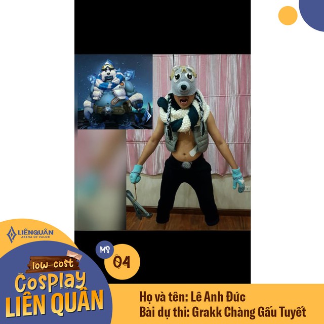 Loạt bài dự thi cosplay tướng Liên Quân siêu đơn giản nhưng max hài của game thủ Việt - Ảnh 5.