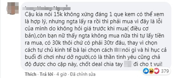 Nhờ mua kem 15k, cô gái bất ngờ khi bị bạn trai gắn cho mác thượng đẳng, lên xin ý kiến cộng đồng mạng  - Ảnh 6.