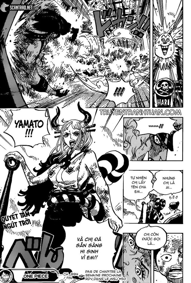 One Piece: Yamato đối đầu Sasaki, liệu con gái Tứ Hoàng có đủ sức đánh bại một quái vật? - Ảnh 4.