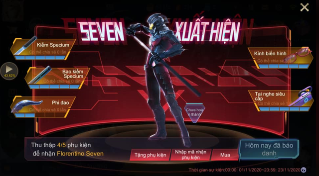 Liên Quân Mobile: Mẹo tăng tốc nhận FREE Florentino Ultraman dành cho người ít tương tác trên MXH - Ảnh 4. Liên Quân Mobile: Mẹo tăng tốc nhận FREE Florentino Ultraman dành cho người ít tương tác trên MXH - Ảnh 4.