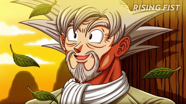 Dragon Ball: Goku và Vegeta khi trở thành 2 ông lão để râu trông sẽ như thế nào? - Ảnh 2.