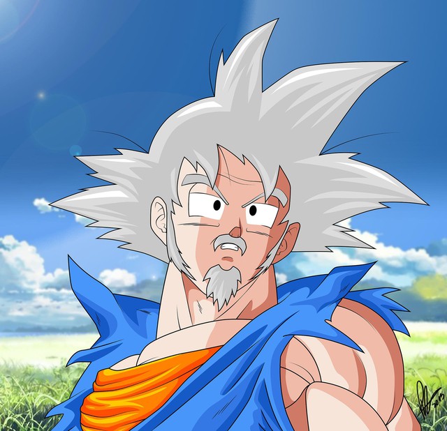 Dragon Ball: Goku và Vegeta khi trở thành 2 ông lão để râu trông sẽ như thế nào? - Ảnh 7.