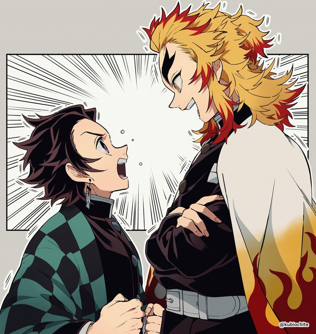 Kimetsu no Yaiba: Mặc dù đã hy sinh nhưng Viêm Trụ mãi mãi còn sống trong loạt fan art của người hâm mộ - Ảnh 8.