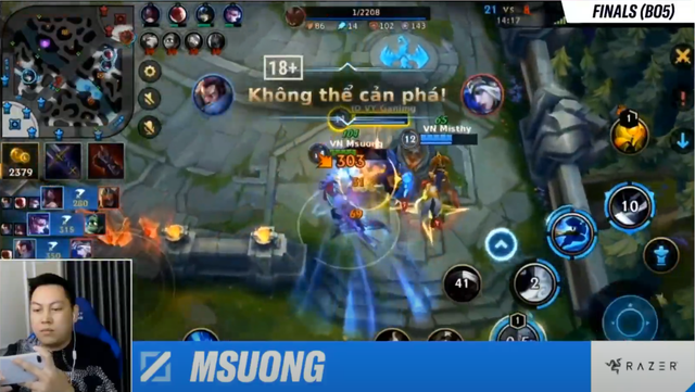 Msuong cầm Yasuo khiến Misthy và Bé Chanh phải thốt lên một câu “đắng ngắt” trong Showmatch Tốc Chiến - Ảnh 3.