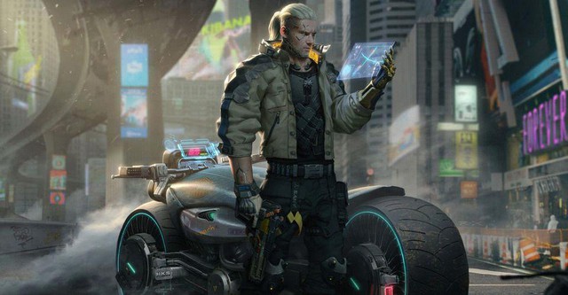 Geralt chuyển nhà từ The Witcher sang Cyberpunk 2077 - Ảnh 1.