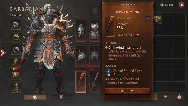 Tạo hình nhân vật và class Barbarian trong Diablo Immortal bản Alpha test
