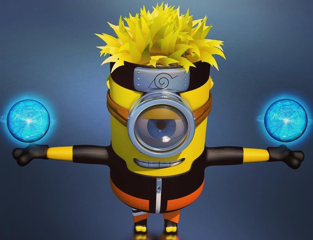 Ngỡ ngàng khi thấy đám Minions khờ khạo cosplay các nhẫn giả trong Naruto cực ngầu - Ảnh 1.