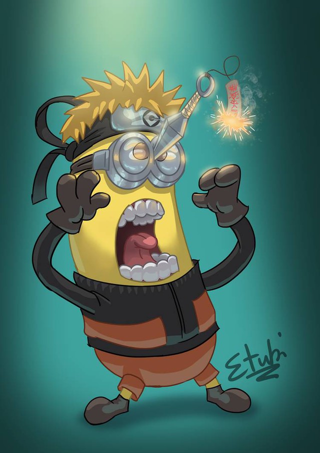 Ngỡ ngàng khi thấy đám Minions khờ khạo cosplay các nhẫn giả trong Naruto cực ngầu - Ảnh 2.