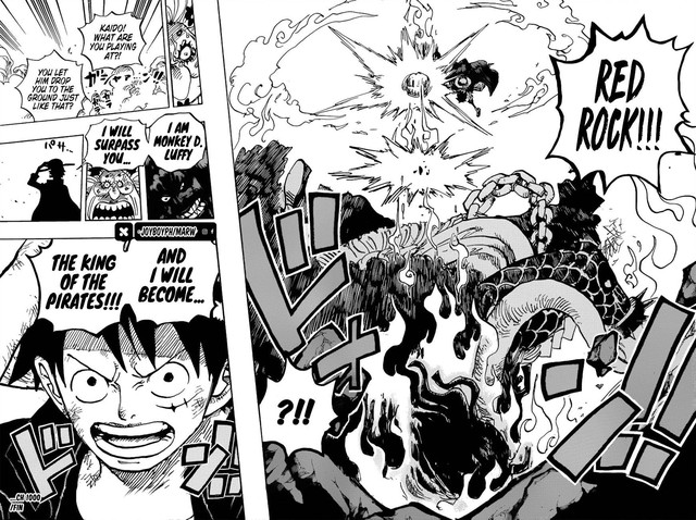 One Piece chap 1000: Cập nhật tình trạng của Cửu Hồng Bao, kẻ bị thương người thoi thóp sau khi ăn chùy của Kaido - Ảnh 2.