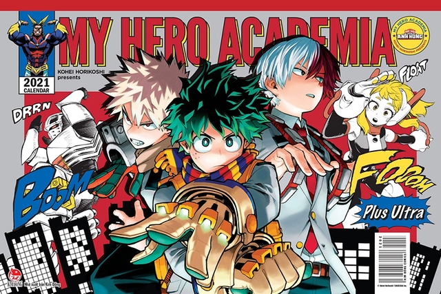 My Hero Academia cũng không kém phần ấn tượng