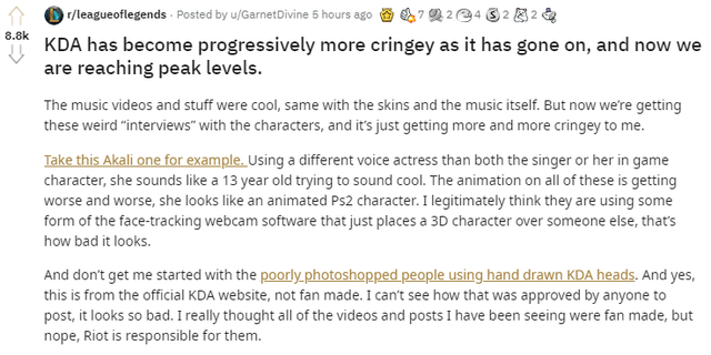 Công ty giải trí Riot Games bất ngờ bị cộng đồng ném đá nặng nề vì video mới của Akali quá... xấu - Ảnh 2.