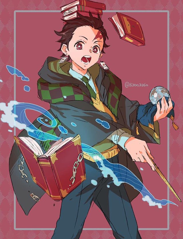 Lạ lẫm khi thấy dàn Kiếm sĩ diệt quỷ trong Kimetsu no Yaiba hóa phù thủy phép thuật đầy mình - Ảnh 13.