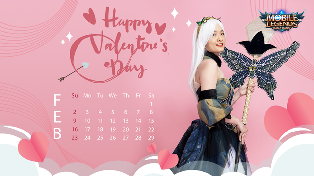 Valentine’s Day - Nữ streamer Mobile Legends: Bang Bang VNG tạo dáng siêu cute trong bộ ảnh lịch cực chất - Ảnh 5.