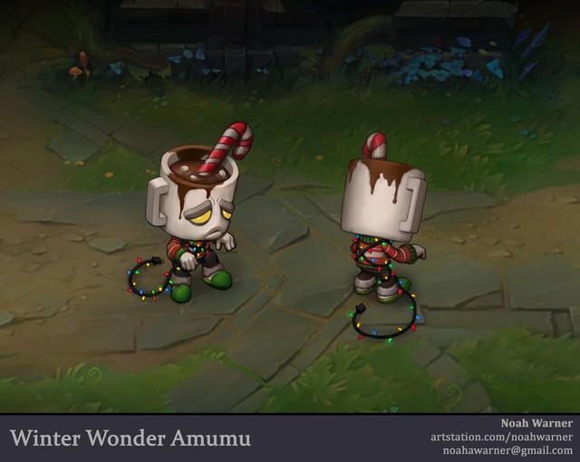 Giáng Sinh đã qua hơn 1 tháng nhưng game thủ vẫn tự mình thiết kế skin Amumu Mùa Đông Kỳ Diệu - Ảnh 1.