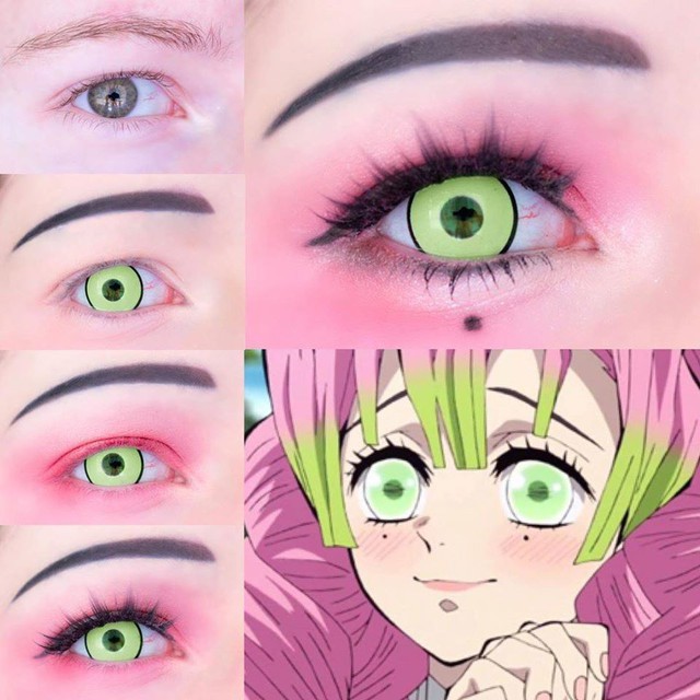 Bí kíp hóa trang mắt sao y bản chính các nhân vật trong anime Kimetsu no Yaiba - Ảnh 5.