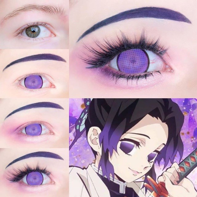 Bí kíp hóa trang mắt sao y bản chính các nhân vật trong anime Kimetsu no Yaiba - Ảnh 6.