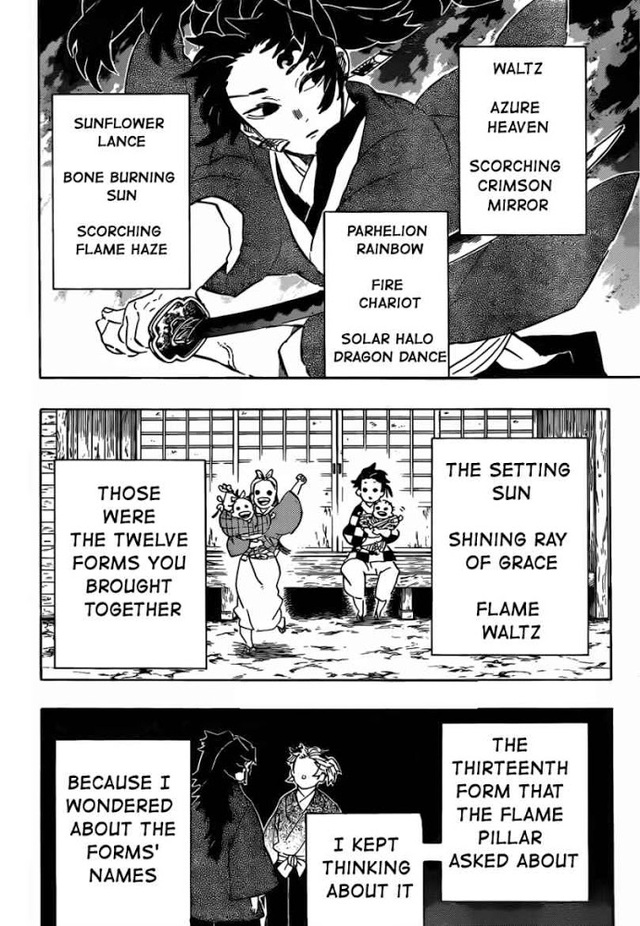Kimetsu no Yaiba chương 192: Tanjirou cần phải hoàn thiện 12 thức Hơi thở Mặt Trời trong lúc độc đấu với Muzan - Ảnh 4. Kimetsu no Yaiba chương 192: Tanjirou cần phải hoàn thiện 12 thức Hơi thở Mặt Trời trong lúc độc đấu với Muzan - Ảnh 4.