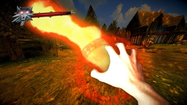 Phấn khích với The Witcher phiên bản thực tế ảo cực đỉnh - Ảnh 4.