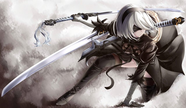 NieR: Automata Anime Wallpaper - WallpaperAccess.in