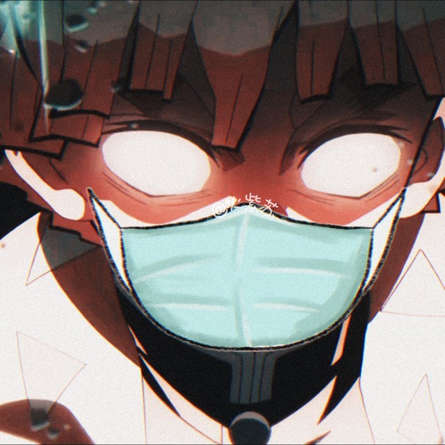 Loạt ảnh hài hước về các nhân vật Kimetsu no Yaiba đeo khẩu trang chống virus cúm corona - Ảnh 1.