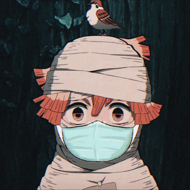 Loạt ảnh hài hước về các nhân vật Kimetsu no Yaiba đeo khẩu trang chống virus cúm corona - Ảnh 3.