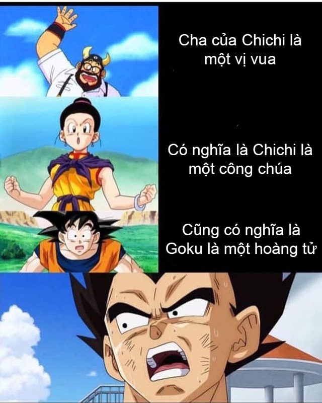Dragon Ball: Vợ chồng Goku và Chichi trở thành bể muối để fan chế meme hài hước - Ảnh 3.