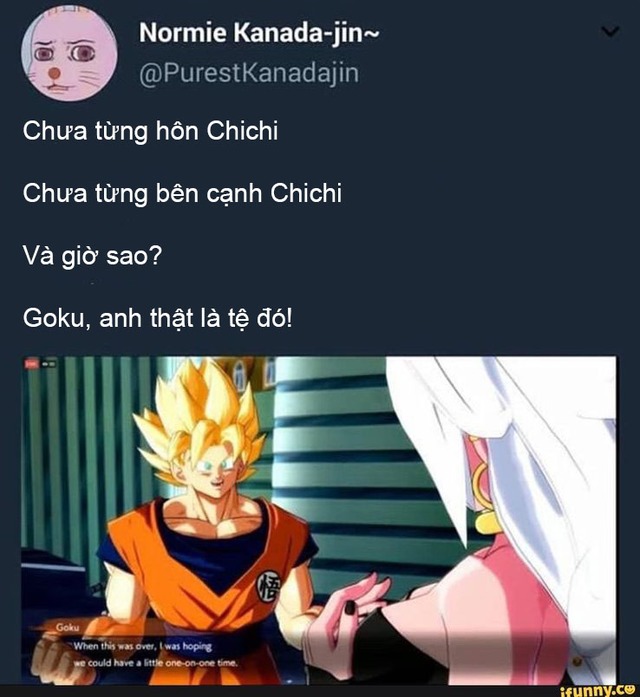 Dragon Ball: Vợ chồng Goku và Chichi trở thành bể muối để fan chế meme hài hước - Ảnh 7.