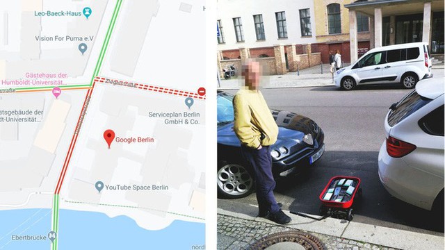 Anh họa sĩ xỏ mũi Google Maps, ung dung dắt 99 chiếc smartphone đi dạo để hack theo cách không ai ngờ - Ảnh 2.