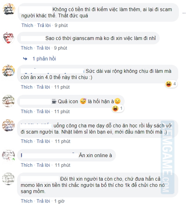 Cộng đồng mạng tỏ ra phẫn nộ, chỉ trích anh chàng mặt dày (Nguồn ảnh: Xemgame)