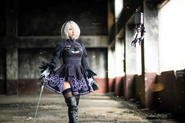 Mướt mắt khi ngắm bộ ảnh cosplay hở bạo về cô nàng 2B trong Nier: Automata - Ảnh 9. Mướt mắt khi ngắm bộ ảnh cosplay hở bạo về cô nàng 2B trong Nier: Automata - Ảnh 9.