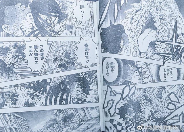 Spoiler Kimetsu no Yaiba 198: Xà trụ vì cứu Tanjirou bị Muzan nuốt chửng đầu, bình minh đã bắt đầu hé rạng - Ảnh 4.