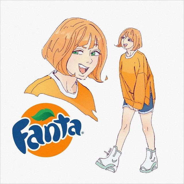 Coca Cola và loạt thương hiệu nổi tiếng hóa nhân vật anime đầy ấn tượng - Ảnh 8.
