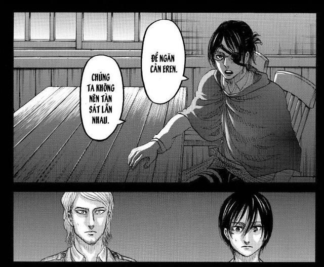 Attack on Titan Chap 127: Hange Zoe thay mặt cả Quân Trinh Sát tuyên bố không bao giờ ủng hộ Eren Jeager - Ảnh 1.