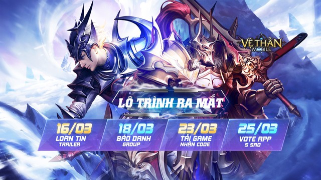 Game chất Tây Vệ Thần Mobile chính thức ra mắt 25/3, xác nhận tặng Free Vip toàn server, 300 bang hội đã điểm danh! - Ảnh 1.