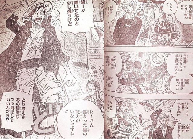 One Piece Chapter 975: Denjiro mang 1.200 Samurai tinh nhuệ hội ...