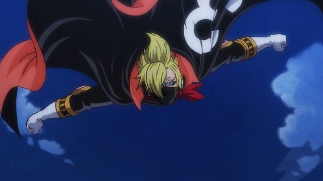 One Piece tập 925: Trận chiến giữa Hắc Ẩn Sanji với Page One xuất hiện trong anime, cái kết cho gã khủng long được làm rõ - Ảnh 4.
