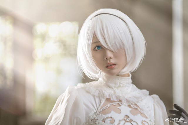 Ngắm bộ ảnh cosplay 2B đẹp “lạ” với trang phục váy cưới tinh khiết, mỹ miều và lộng lẫy - Ảnh 6.