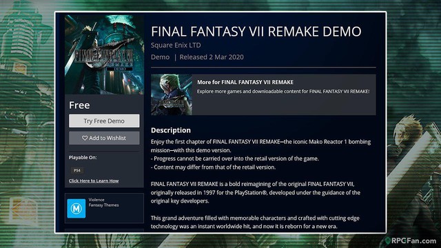 Đã có thể tải và chơi phiên bản miễn phí 100% của bom tấn Final Fantasy VII Remake - Ảnh 1.