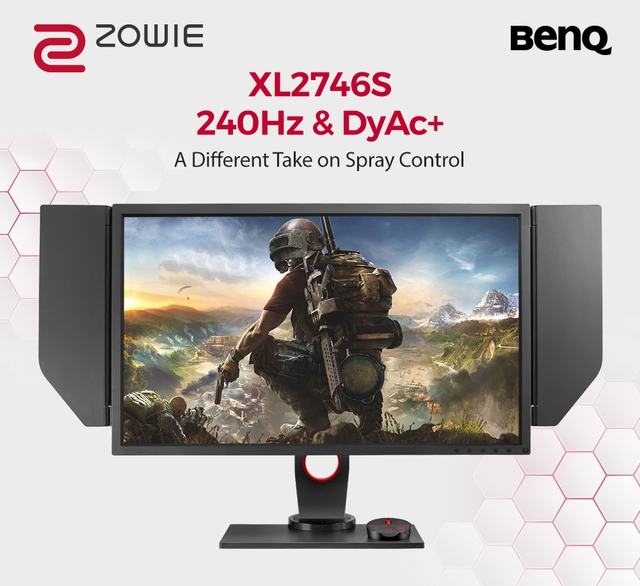 Ngỡ ngàng với màn hình chơi game 27 inch 240Hz BenQ ZOWIE XL2746S cùng công nghệ đỉnh cao DyAc+ - Ảnh 1.