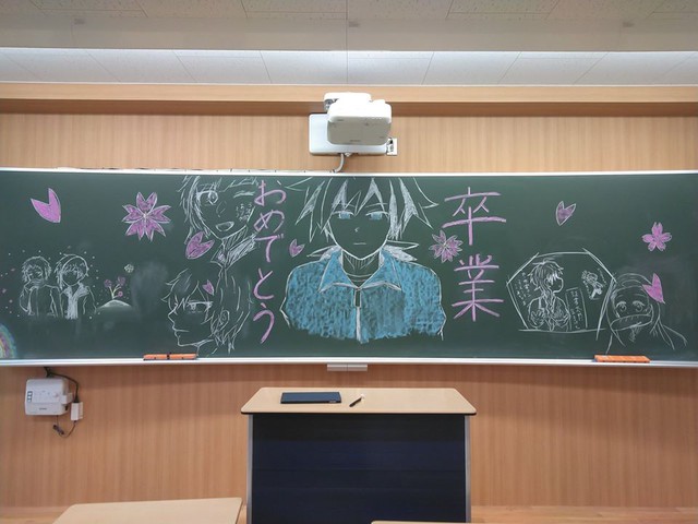 Siêu đỉnh, vẽ tranh Kimetsu no Yaiba trên bảng phấn, tất cả đều là tuyệt phẩm - Ảnh 6.