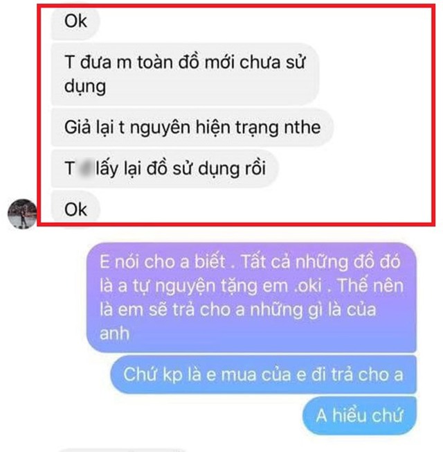 Góc chia tay đòi quà khiến cộng đồng mạng phẫn nộ: Phải mua mới quà đã nhận để trả, không sẽ đăng ảnh, clip nhạy cảm - Ảnh 5.