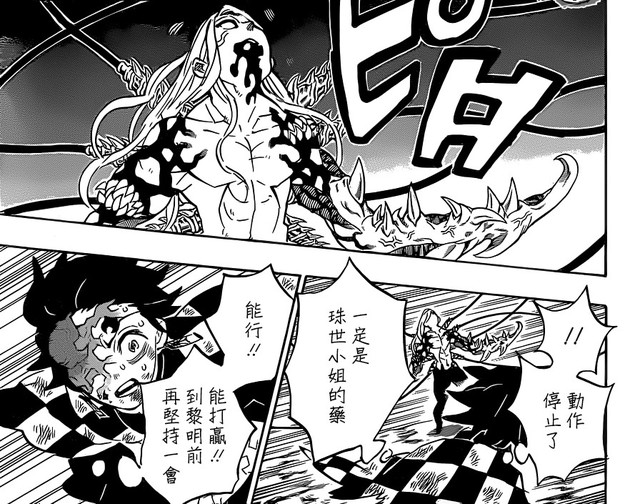 Kimetsu no Yaiba chương 197: Tanjirou và Xà Trụ bị đánh gục, Zenitsu và Inosuke kịp thời ngăn chặn Muzan chạy trốn - Ảnh 1.