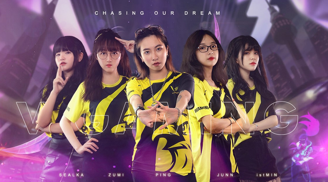 Team LMHT nữ V Gaming công bố đội hình chinh chiến ở Singapore: Toàn gái xinh đã thế lại còn rank Kim Cương, Cao Thủ - Ảnh 1.