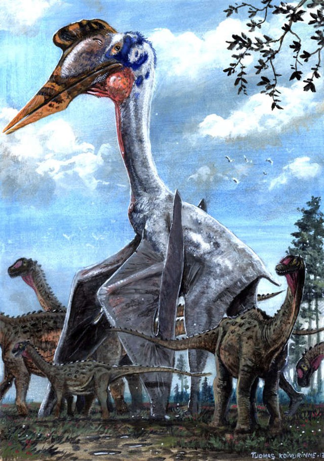 Thằn lằn bay Quetzalcoatlus – Sinh vật khiến khủng long T-rex phải khiếp sợ - Ảnh 1.