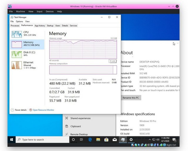 Không thể tin nổi, có thể chạy Windows 10 trên máy tính Ram chỉ 192MB - Ảnh 2.