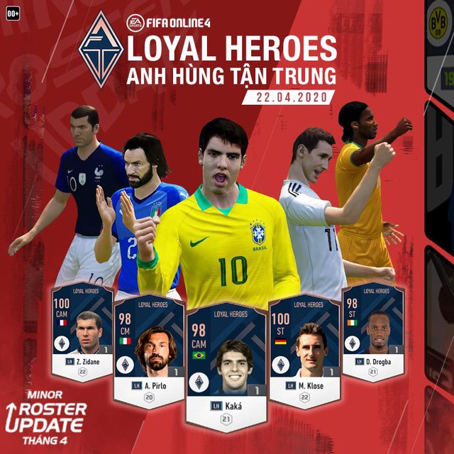 FIFA Online 4 bất ngờ công bố sự xuất hiện của Kaka và Pirlo trong bản cập nhật tháng 4 - Ảnh 5.